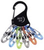 NITE Ize Kulcstartó karabiner KLKP-01-R3 Nite Ize Fekete, Türkiz, Narancs, Szürke, Zöld 1 db 2. bélyegkép