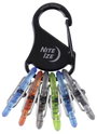 NITE Ize Kulcstartó karabiner KLKP-01-R3 Nite Ize Fekete, Türkiz, Narancs, Szürke, Zöld 1 db 3. bélyegkép