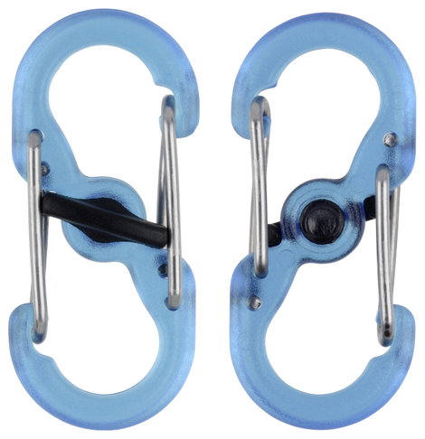 NITE Ize Kulcstartó karabiner KLKP-01-R3 Nite Ize Fekete, Türkiz, Narancs, Szürke, Zöld 1 db 4. kép