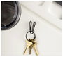 NITE Ize Kulcskarika KSQR-01-R6 SqueezeRing Easy Load Key Clip Fekete 1 db 2. bélyegkép