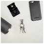 NITE Ize Kulcskarika KSQR-01-R6 SqueezeRing Easy Load Key Clip Fekete 1 db 3. bélyegkép