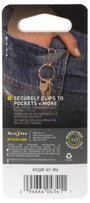 NITE Ize Kulcskarika KSQR-01-R6 SqueezeRing Easy Load Key Clip Fekete 1 db 7. bélyegkép