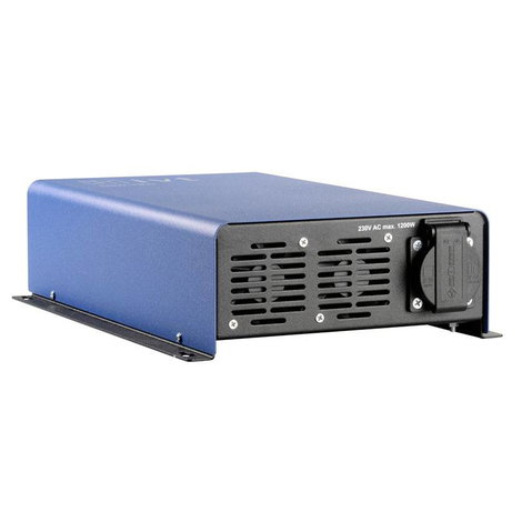 IVT Inverter DSW-1200/12 V FR 1200 W 12 V/DC - 230 V/AC, 5 V/DC Távirányítható