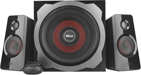 Trust GTX38 Ultimate Bass 2.1 Számítógép hangszóró Vezetékes 60 W Fekete