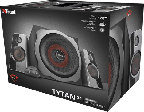Trust GTX38 Ultimate Bass 2.1 Számítógép hangszóró Vezetékes 60 W Fekete 6. kép