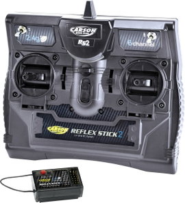 Carson Modellsport Reflex Stick II Kézi távirányító 2,4 GHz Csatornák: 6 Vevővel