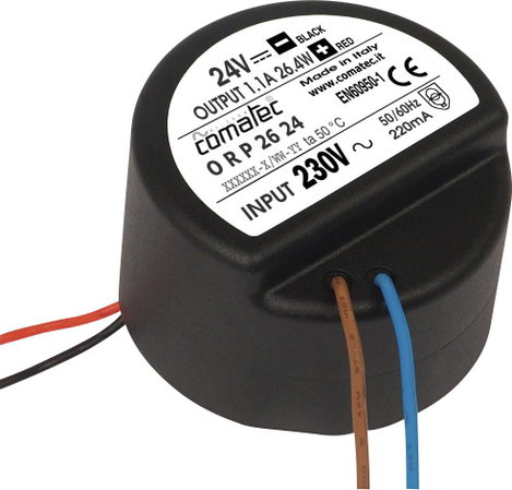 Comatec ORP/26.24 AC/DC beépíthető tápegység 1.10 A 26.40 W 24 V/DC Nyílt kábelvégek 1 db