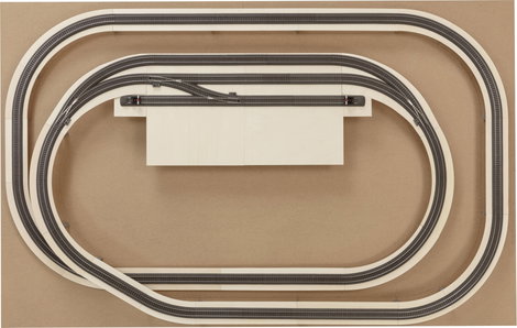 NOCH 0053600 H0 #####Easy-Track Trassenbausatz (H x Sz x Ma) 1820 x 1135 x 110 mm 4. kép