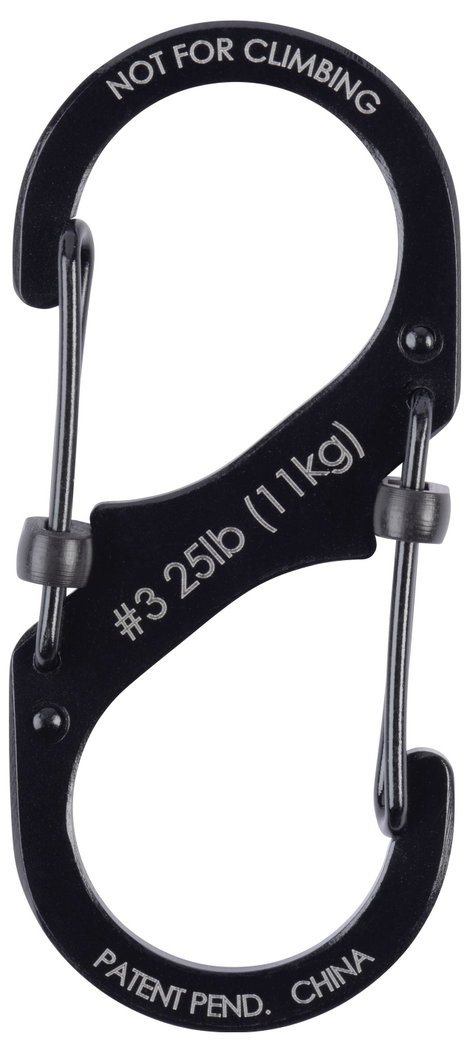 NITE Ize NI-LSB3-01-R6 Karabíner 68 mm x 30 mm 1 db 2. kép