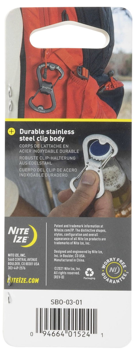 NITE Ize NI-SBO-03-01 Karabíner 82 mm x 45 mm 1 db 4. kép