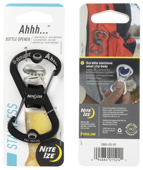 NITE Ize NI-SBO-03-01 Karabíner 82 mm x 45 mm 1 db 5. kép
