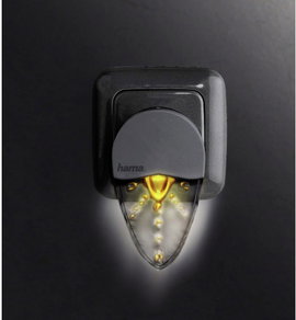 Hama 113960 LED-es éjszakai fény Ovális LED Borostyán Fehér