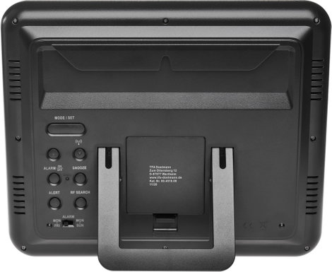 TFA Dostmann 60.4518.08 Rádiójel vezérlésű Falióra 248 mm x 25 mm x 206 mm Fa 5. kép