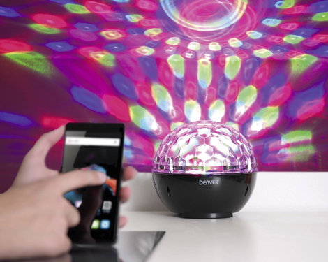 Bluetooth hangszóró diszkógömbbel 6 W, Denver BTL-65 6. kép