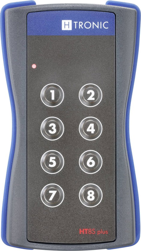 H-Tronic HT8Splus Vezeték nélküli adó 8 csatornás Frekvencia 868.35 MHz, 869.05 MHz, 869.55 MHz 3 V