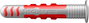 Fischer DuoSeal Tipli 38 mm 6 mm 557727 50 db 2. bélyegkép