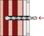 Fischer DuoSeal Tipli 48 mm 8 mm 557728 25 db 19. bélyegkép