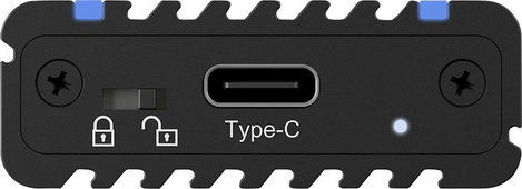 ICY BOX 60717 M.2 merevlemez ház M.2 PCIe NVMe SSD USB 3.2 (2. generáció) 2. kép
