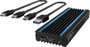 ICY BOX 60717 M.2 merevlemez ház M.2 PCIe NVMe SSD USB 3.2 (2. generáció) 3. bélyegkép