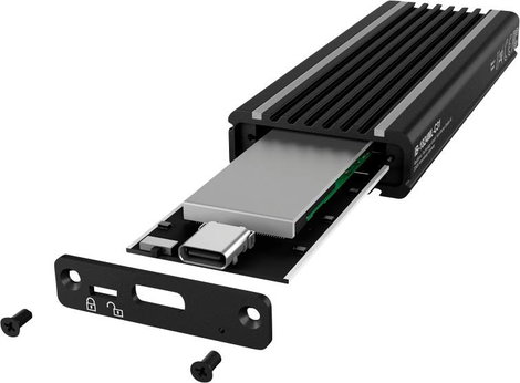 ICY BOX 60717 M.2 merevlemez ház M.2 PCIe NVMe SSD USB 3.2 (2. generáció) 5. kép