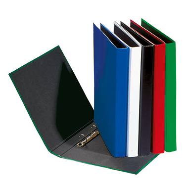 Papierverarbeitung Gnadau Gyűrűskönyv Ringbuch Basic Colours DIN A5 Hátlap szélesség: 35 mm Kék 2 gy 2. kép