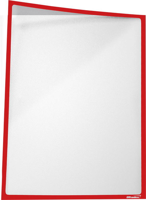 Ultradex 889005 Mágneses keret Piros (Sz x Ma) 312 mm x 225 mm DIN A4