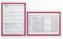 Ultradex 889005 Mágneses keret Piros (Sz x Ma) 312 mm x 225 mm DIN A4 2. bélyegkép