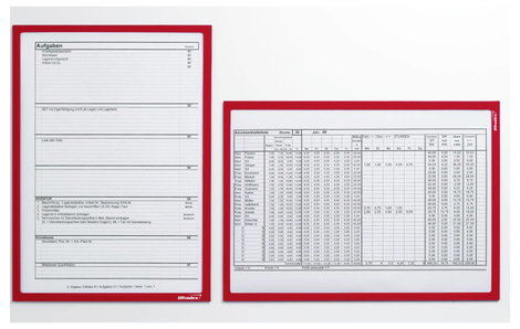 Ultradex 889005 Mágneses keret Piros (Sz x Ma) 312 mm x 225 mm DIN A4 2. kép