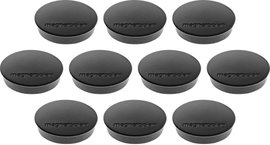 Magnetoplan Mágnes Magnet Discofix Standard (Ø x Ma) 30 mm x 8 mm Kerek Fekete 10 db 1664212