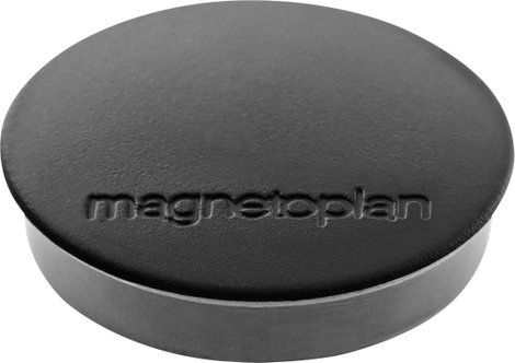 Magnetoplan Mágnes Magnet Discofix Standard (Ø x Ma) 30 mm x 8 mm Kerek Fekete 10 db 1664212 2. kép