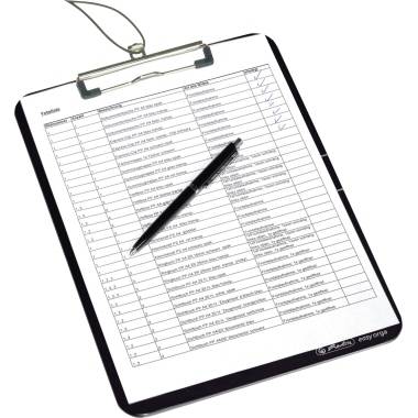 Herlitz Csíptetős laptartó 11205663 Opak fekete (Sz x Ma) 225 mm x 315 mm 2. kép