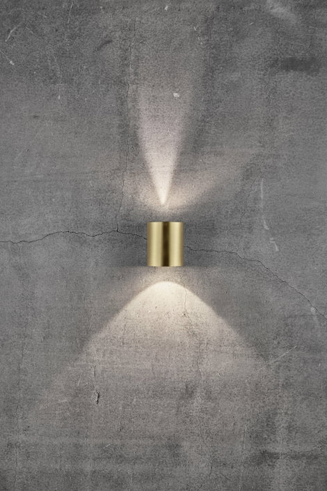 LED-es kültéri fali lámpa 12 W sárgaréz, Nordlux Canto 2 49701035 11. kép