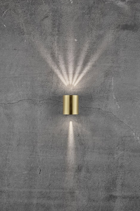 LED-es kültéri fali lámpa 12 W sárgaréz, Nordlux Canto 2 49701035 18. kép