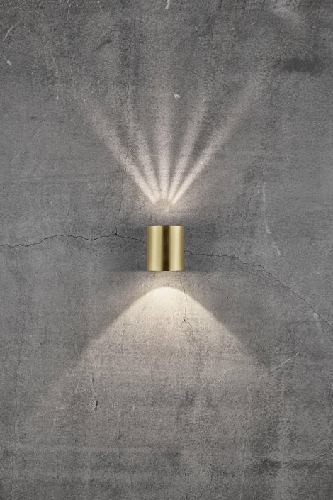 LED-es kültéri fali lámpa 12 W sárgaréz, Nordlux Canto 2 49701035 21. kép