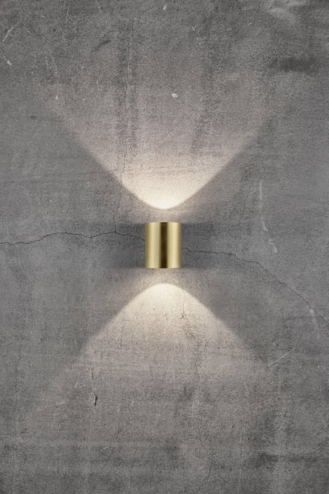 LED-es kültéri fali lámpa 12 W sárgaréz, Nordlux Canto 2 49701035 4. kép