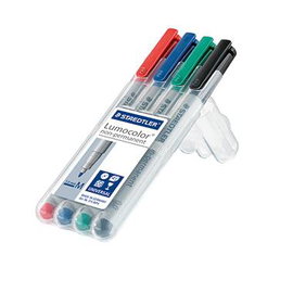 Staedtler Alkoholos filc Lumocolor M non-permanent 315 Kék, Zöld, Piros, Fekete 315 WP4