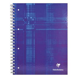 Clairefontaine Jegyzetfüzet 82123C Kék DIN A4 kockás Lapok száma: 80