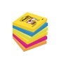 Post-it Öntapadó jegyzetlap 6546SR 76 mm x 76 mm Neonzöld, Ultrakék, Ultrasárga, Ultralila, Neon nar bélyegkép