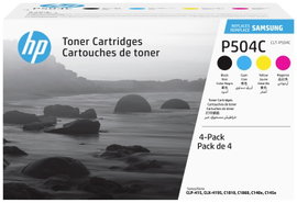 Toner kazetta Eredeti Samsung CLT-P504C Fekete, Cián, Bíbor, Sárga Oldalkapacitás (max.) 2500 oldal
