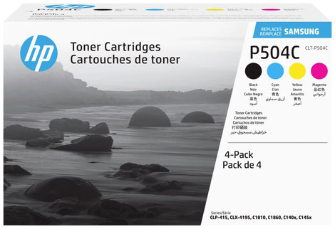 Toner kazetta Eredeti Samsung CLT-P504C Fekete, Cián, Bíbor, Sárga Oldalkapacitás (max.) 2500 oldal