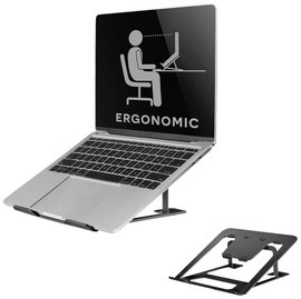 Neomounts NSLS085BLACK Notebook állvány Állítható magasság