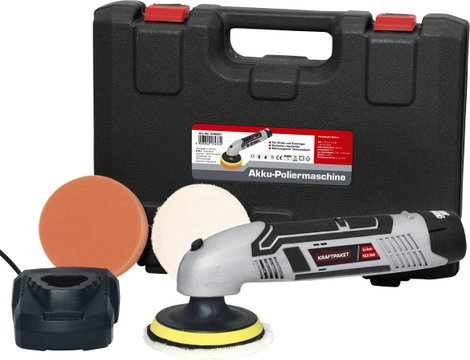 Dino KRAFTPAKET Mini 640241 Akkus rotációs polírozógép 10.8 V 350 - 3000 fordulat/perc 100 mm 5. kép