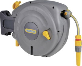 Hozelock AutoReel 2485R0000 10 m 1 db Szürke, Sárga Kerti tömlő feltekercselő