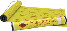Redtop Fliegenrolle 31006 Ragasztó fólia, Attraktáns Légycsapda (H x Sz) 9 m x 0.3 m Sárga 1 db