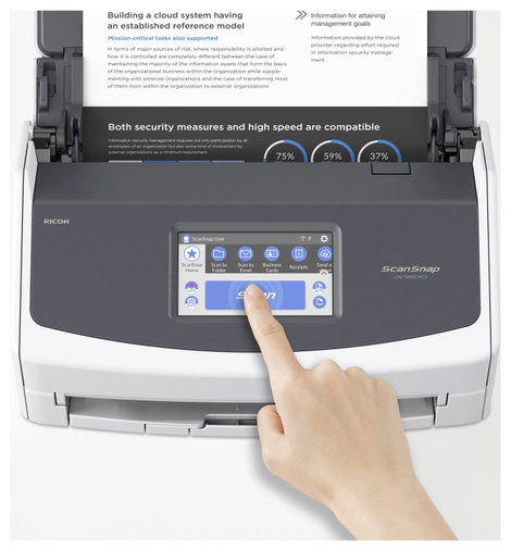 Fujitsu ScanSnap iX1600 Duplex dokumentumszkenner A4 600 x 600 40 oldal/perc USB, WLAN 802.11 b/g/n 3. kép
