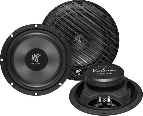 Hifonics VX-6.2W Autó mélysugárzó sasszé 200 W 4 Ω