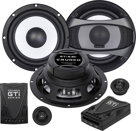 Crunch GTI-6.2c 2 utas beépíthető hangszóró készlet 200 W Tartalom: 1 készlet