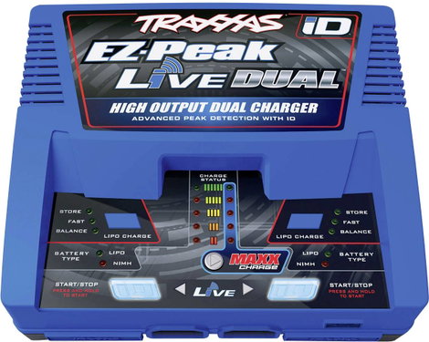 Traxxas EZ-Peak Live Dual Modell töltő 26 A LiPolimer, NiMH Mínusz-delta-U kikapcsolás, Akkufelismer 3. kép