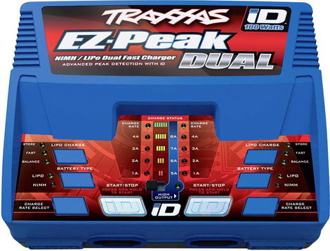 Traxxas EZ-Peak Plus Dual Modell töltő 8 A LiPolimer, NiMH Mínusz-delta-U kikapcsolás, Akkufelismeré 2. kép