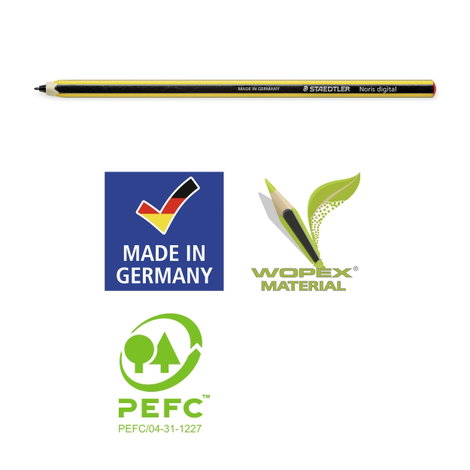 Staedtler Noris® digital Stylus Érintőtoll Sárga, Fekete 4. kép
